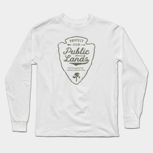 Public Lands Army Green Long Sleeve T-Shirt